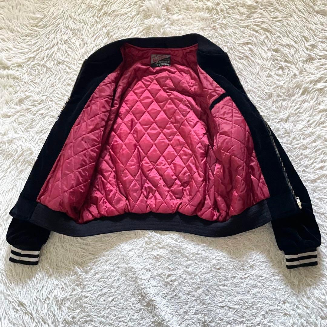 JUNGLE STORM ブルゾン ベロア 中綿 龍刺繍 L