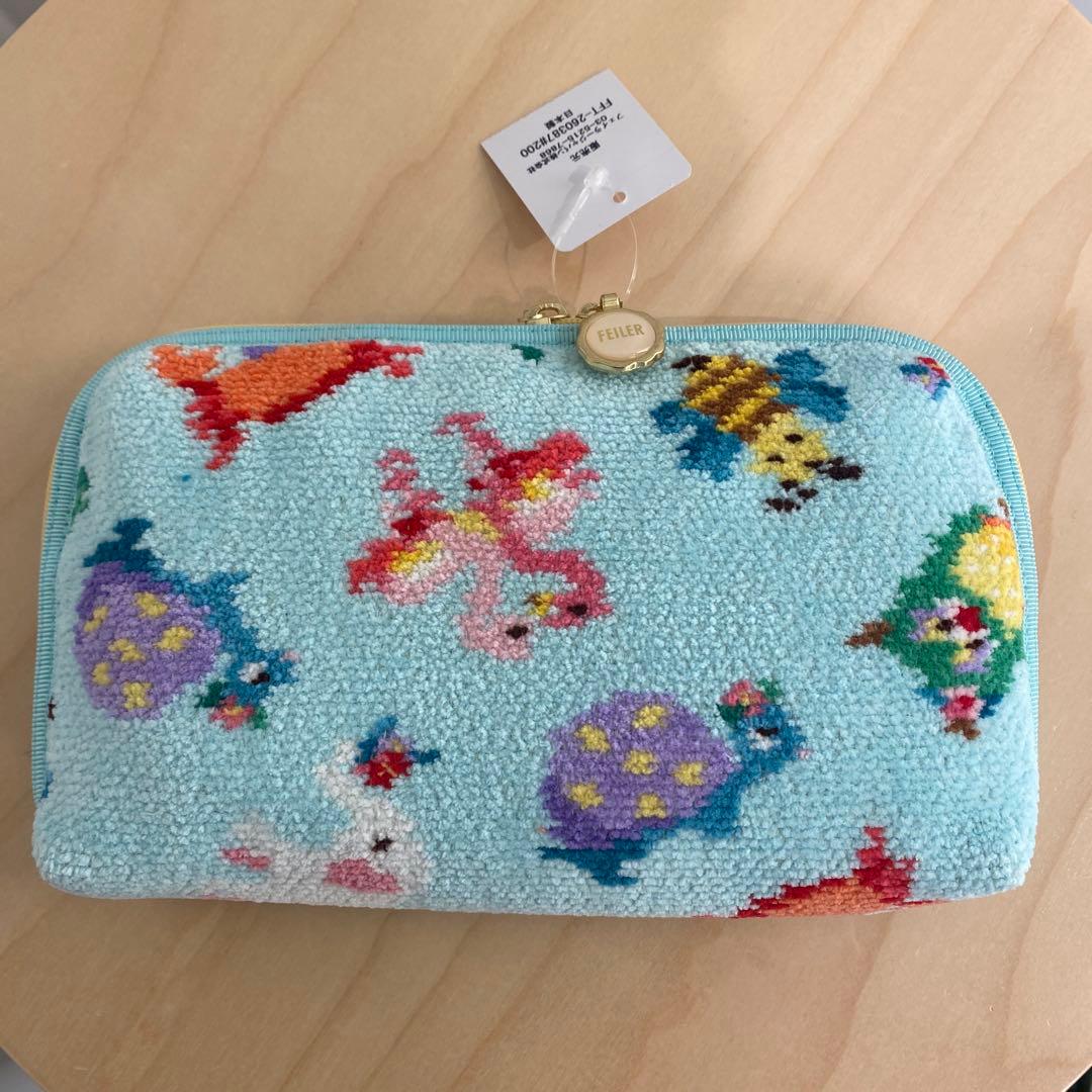 フェイラー　神崎恵　ファンキーフォーチュン　便利ポーチ　ペールグリーン　ポーチ