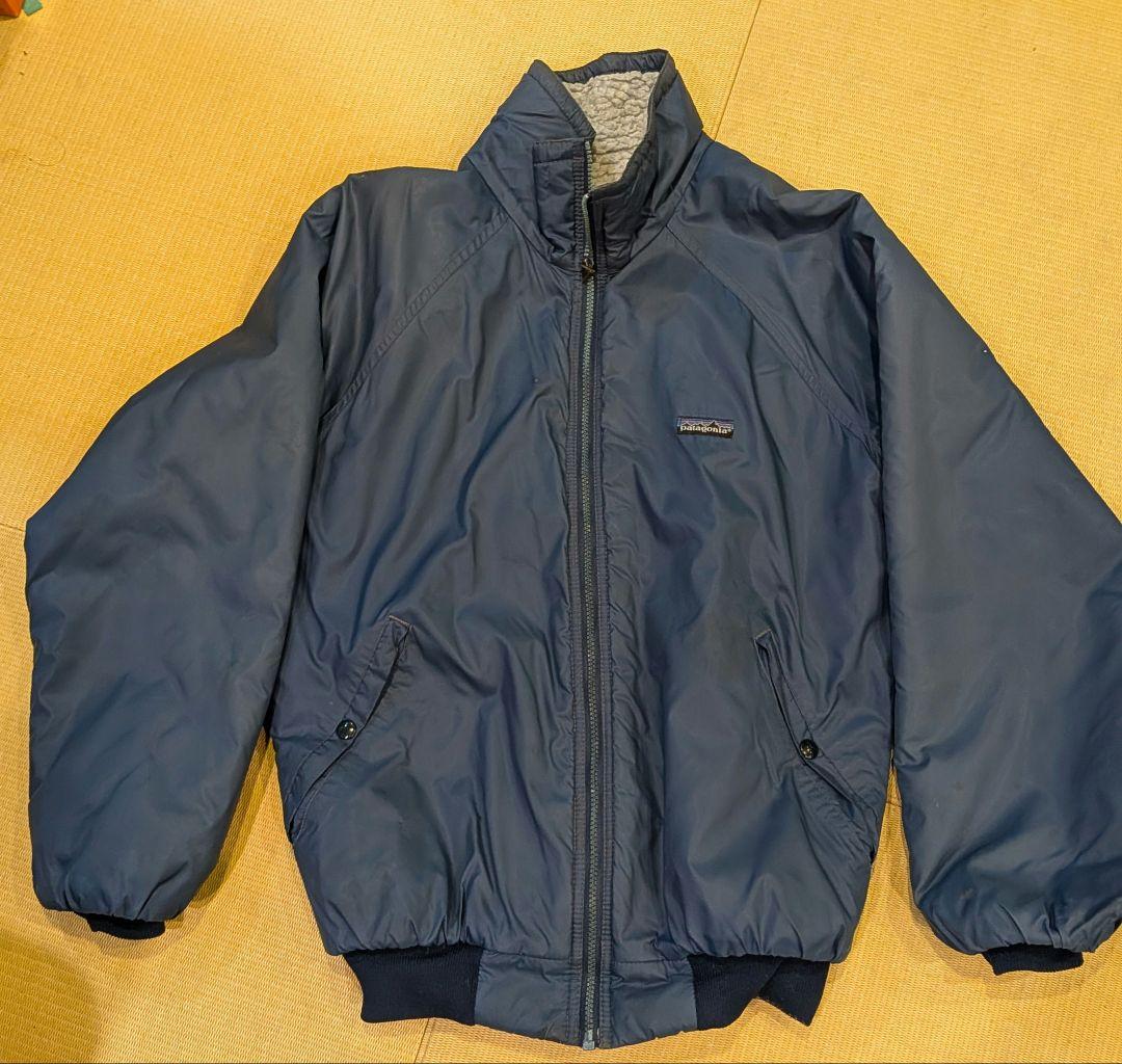 patagonia ネイビー フルジップジャケット(US規格L)古着
