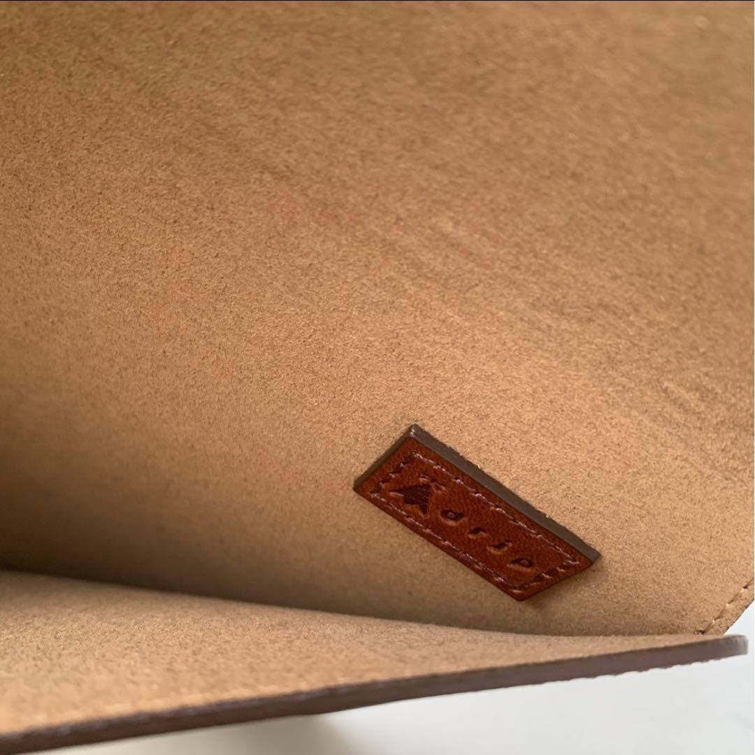 drip ブラウン レザー ノートPCケース