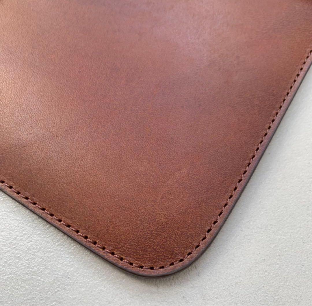 drip ブラウン レザー ノートPCケース