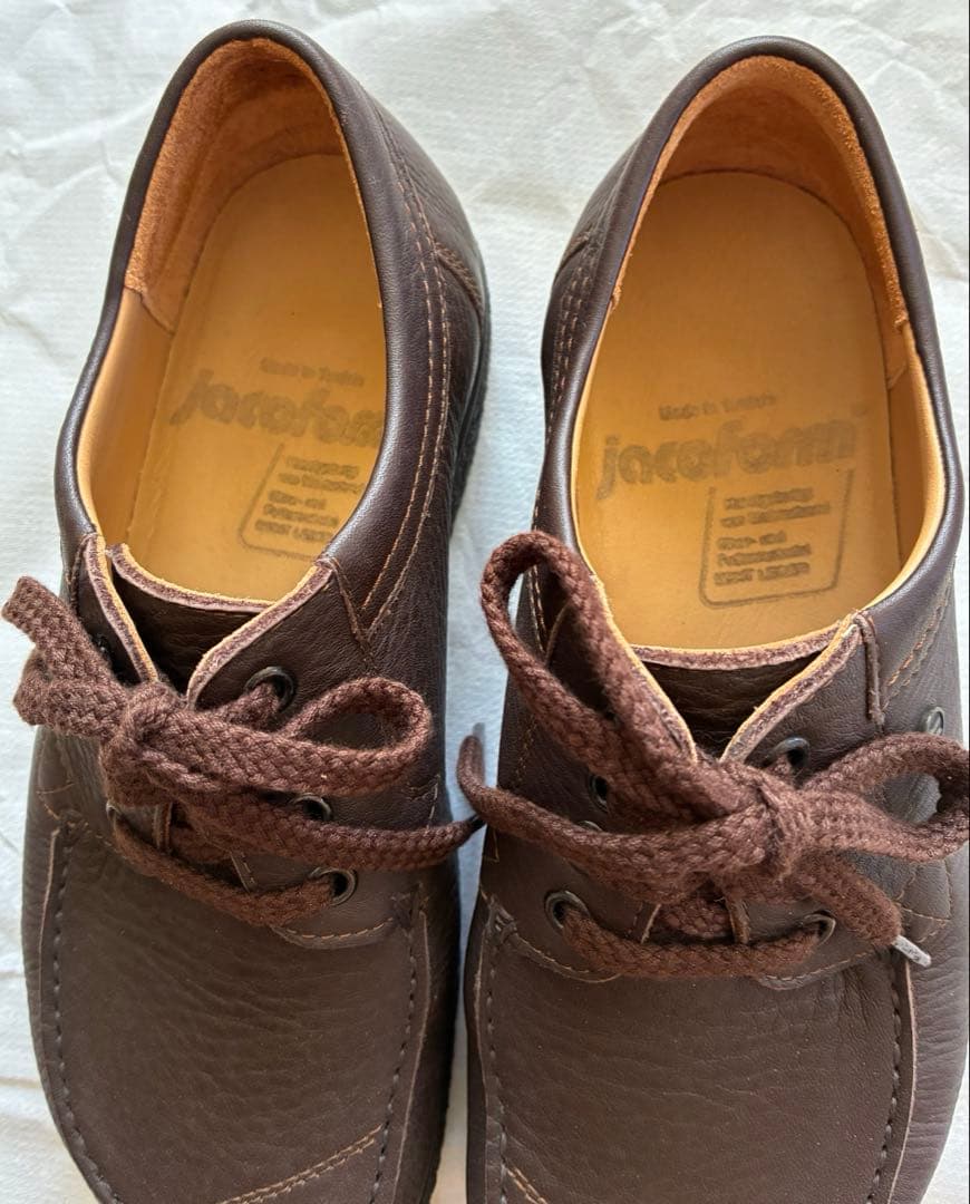 【超美品】jacoform ヤコフォーム　レザーコンフォートシューズ　約24cm