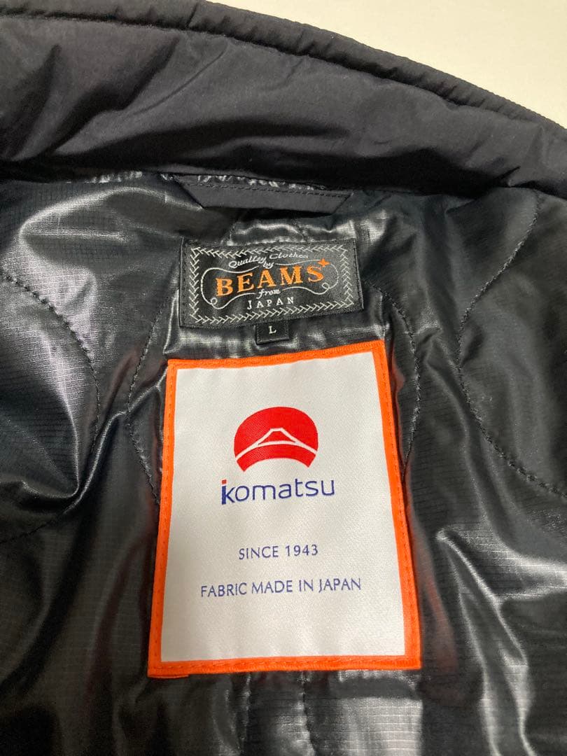 ビームスプラス 小松マテーレ M65 モッズコート ブラック