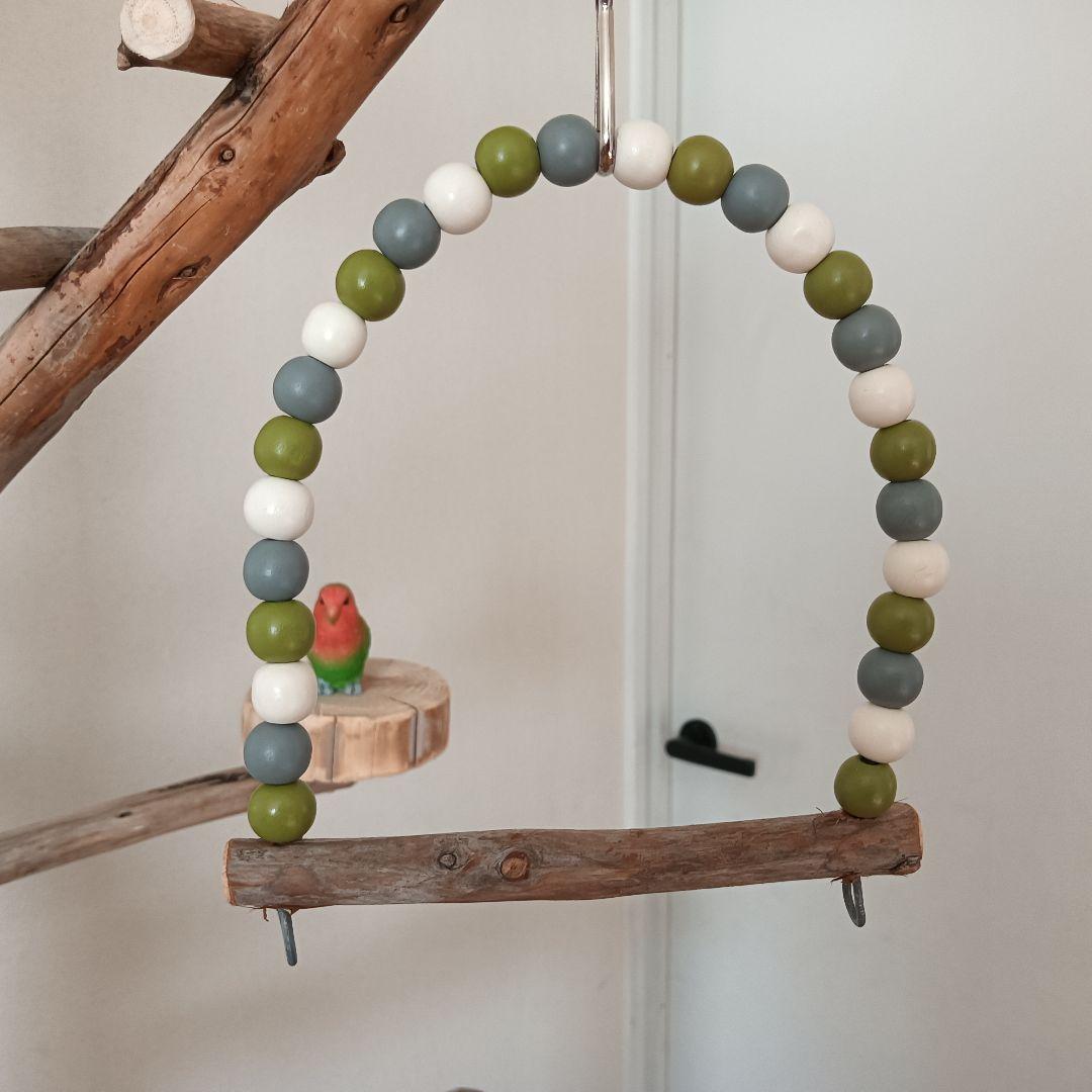 鳥羽 バードアスレチックジム大型 天然木 自然木 流木 インコ おもちゃ