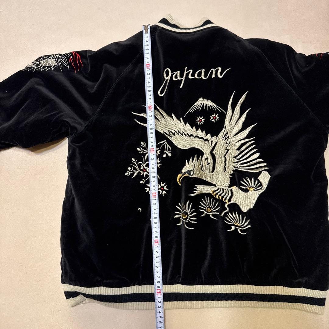 別珍　スカジャン　リバーシブル　Lサイズ相当