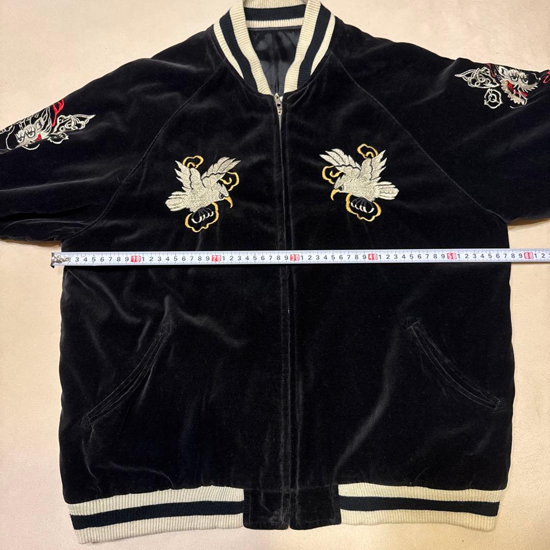 別珍　スカジャン　リバーシブル　Lサイズ相当