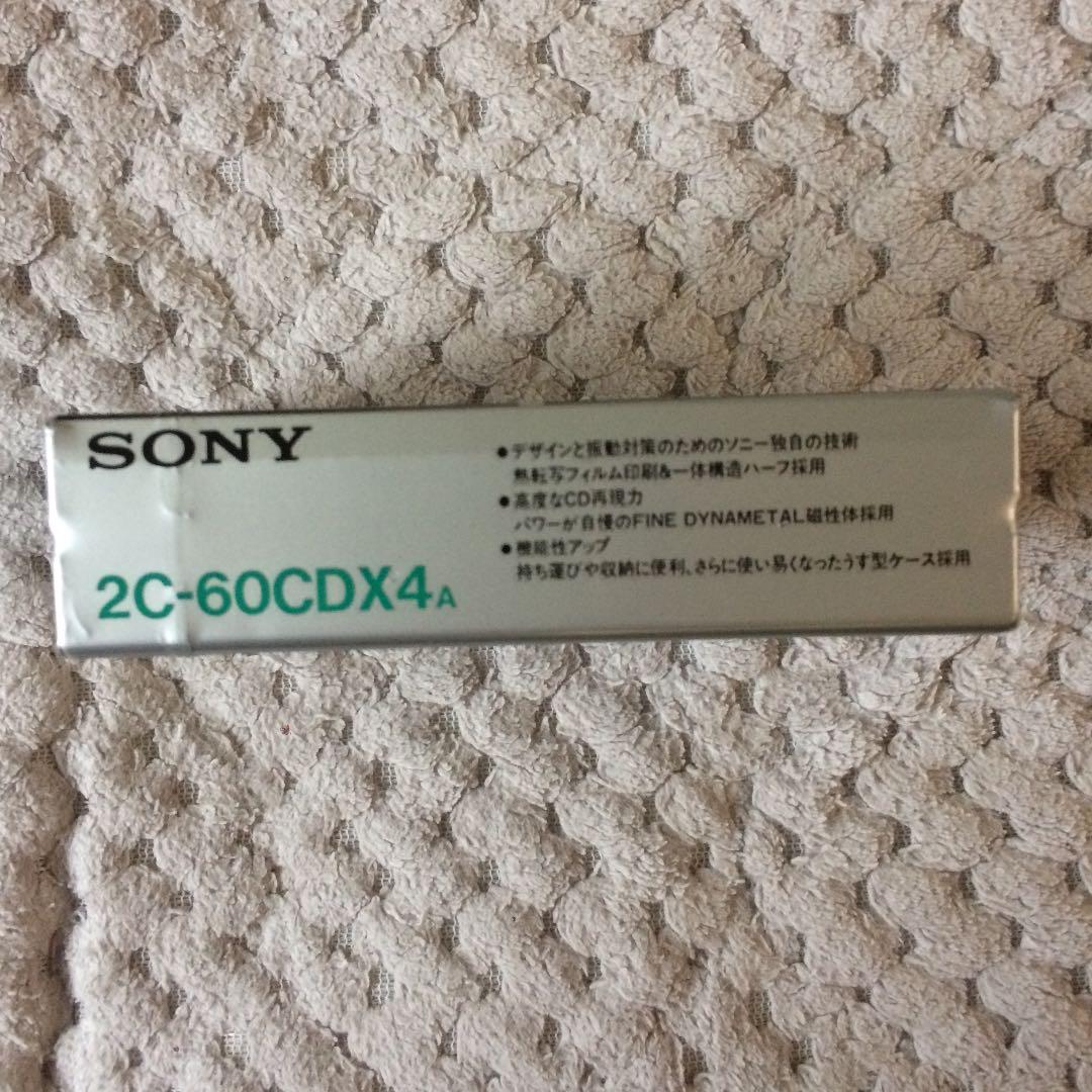 2本パック【日本製メタル】SONY 2C-60CDX4A カセットテープ
