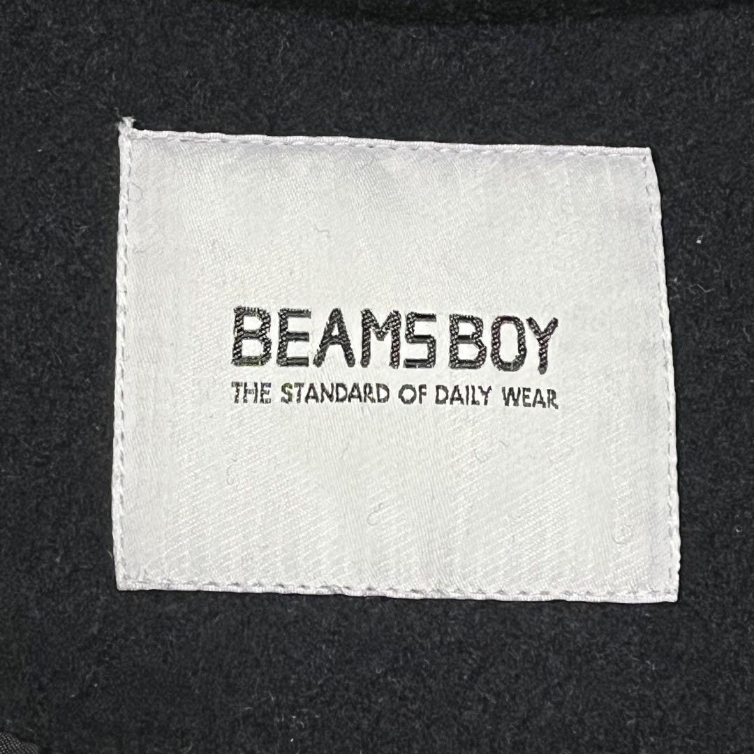 【美品】ビームスボーイ　ロングダッフルコート　マキシ丈 　現行　近年モデル　紺色