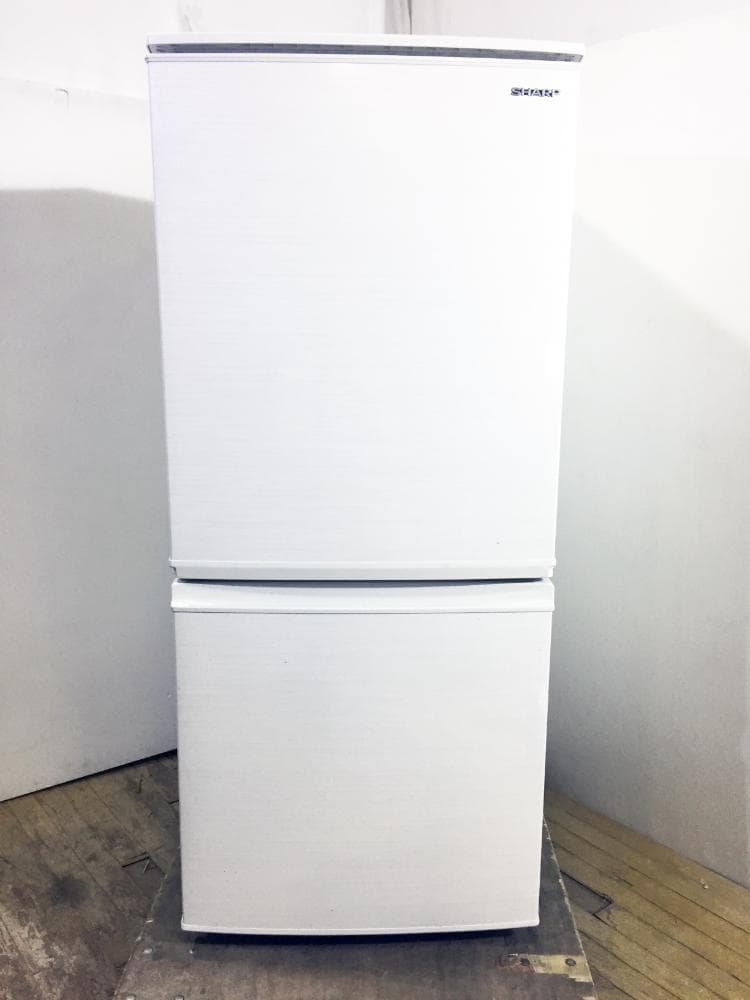 30日迄！SHARP 137L 冷蔵庫【SJ-D14E-W】