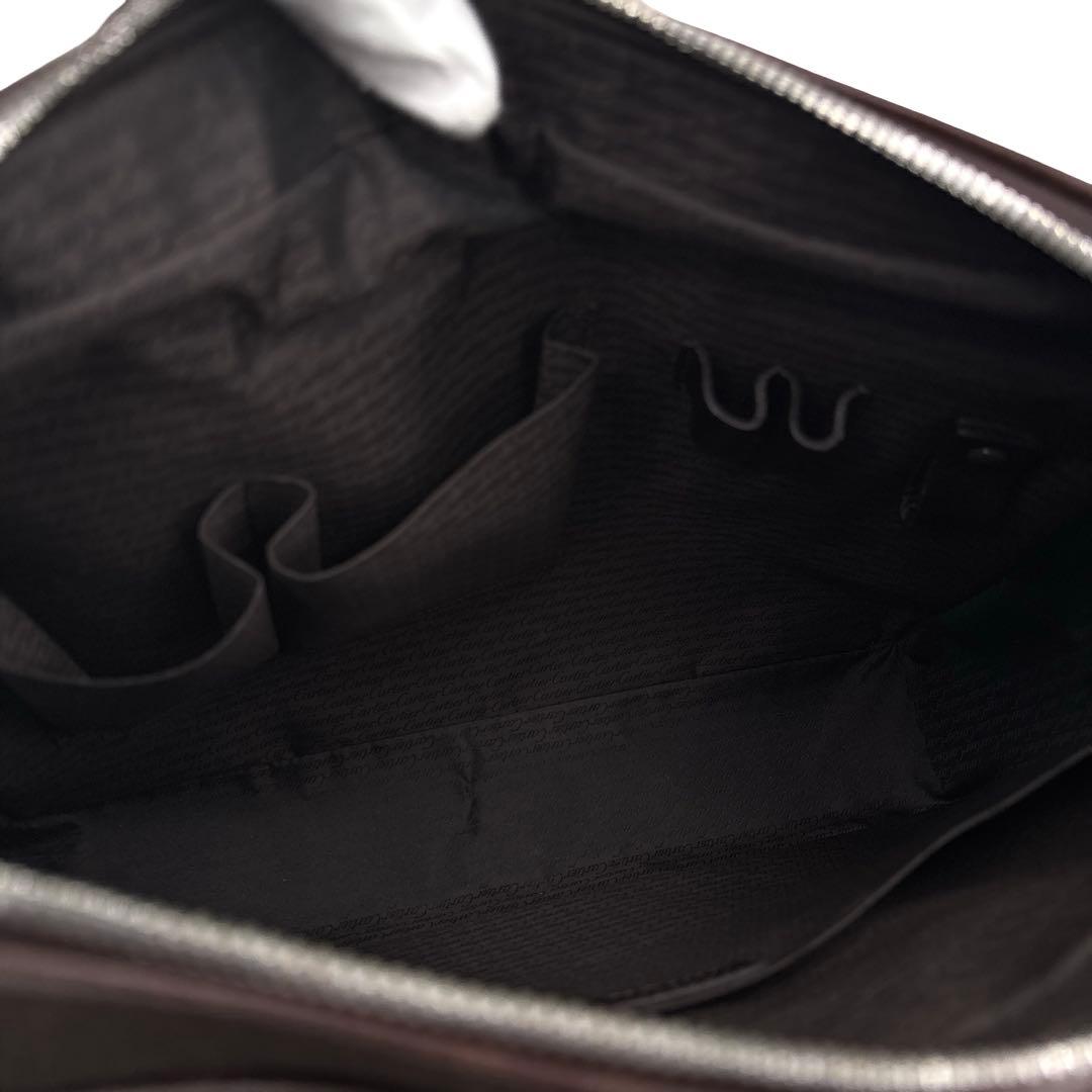 極美品】Cartier カルティエ サントス メッセンジャー ショルダー　レザー