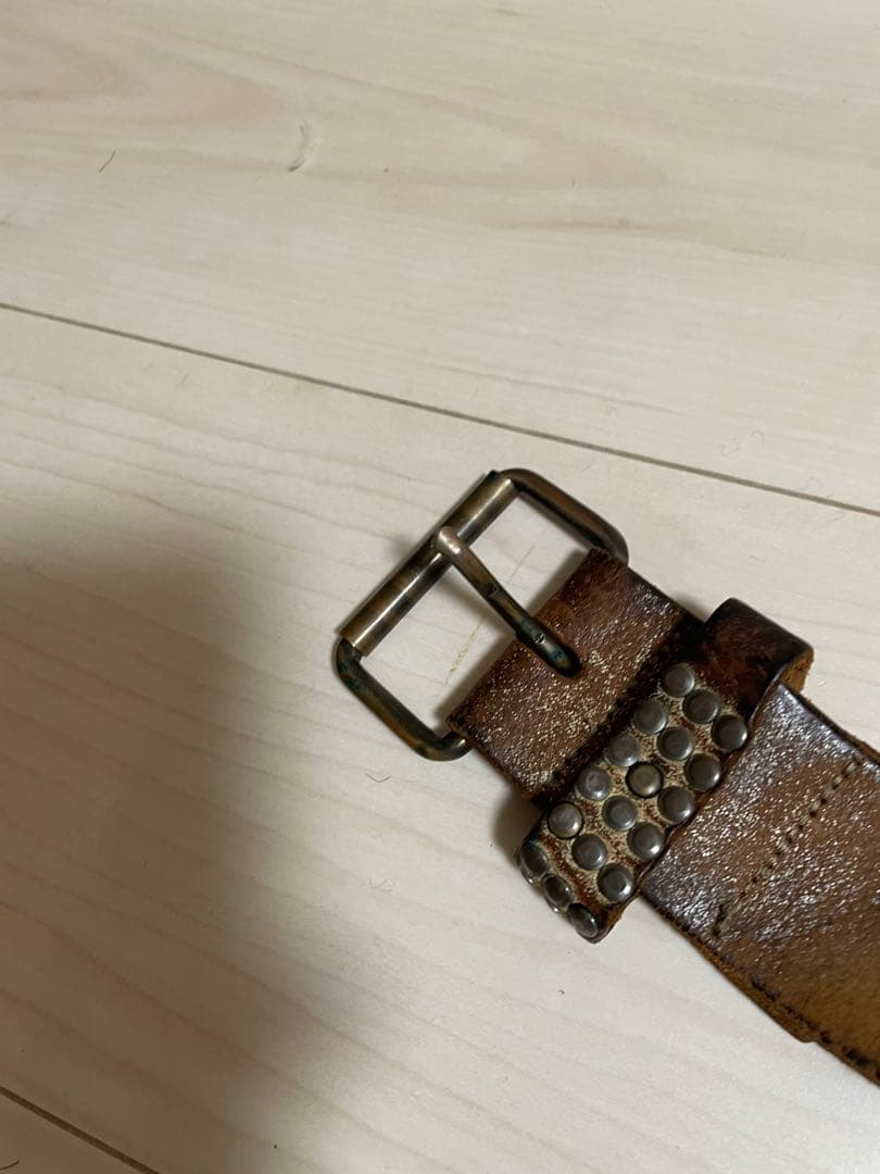 HTC (Hollywood Trading Compa スタッズ付レザーベルト