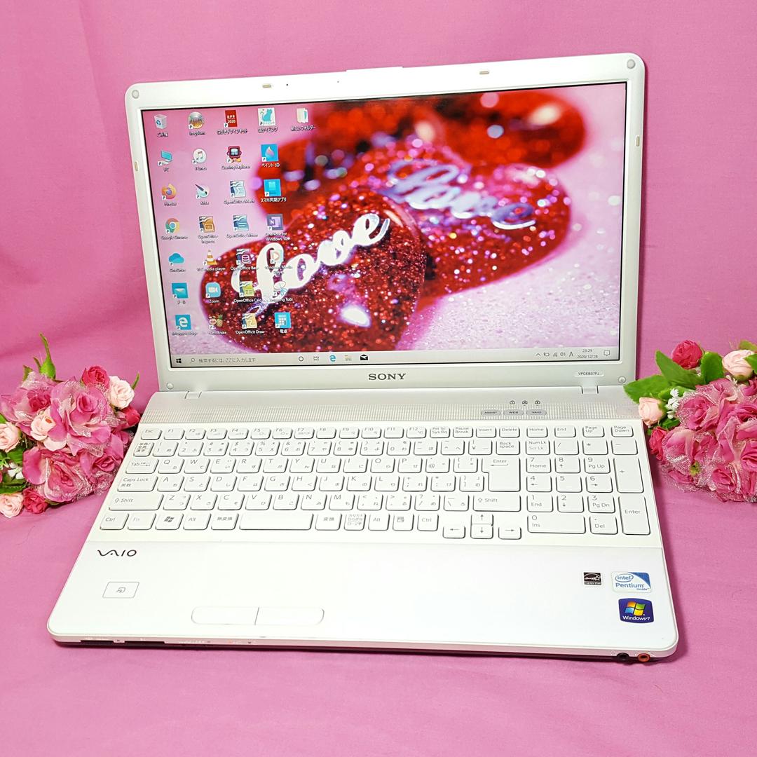 Win10✦SONY✦VAIO✦メモリ4G✦大容量HDD✦カメラ✦テレワーク可能