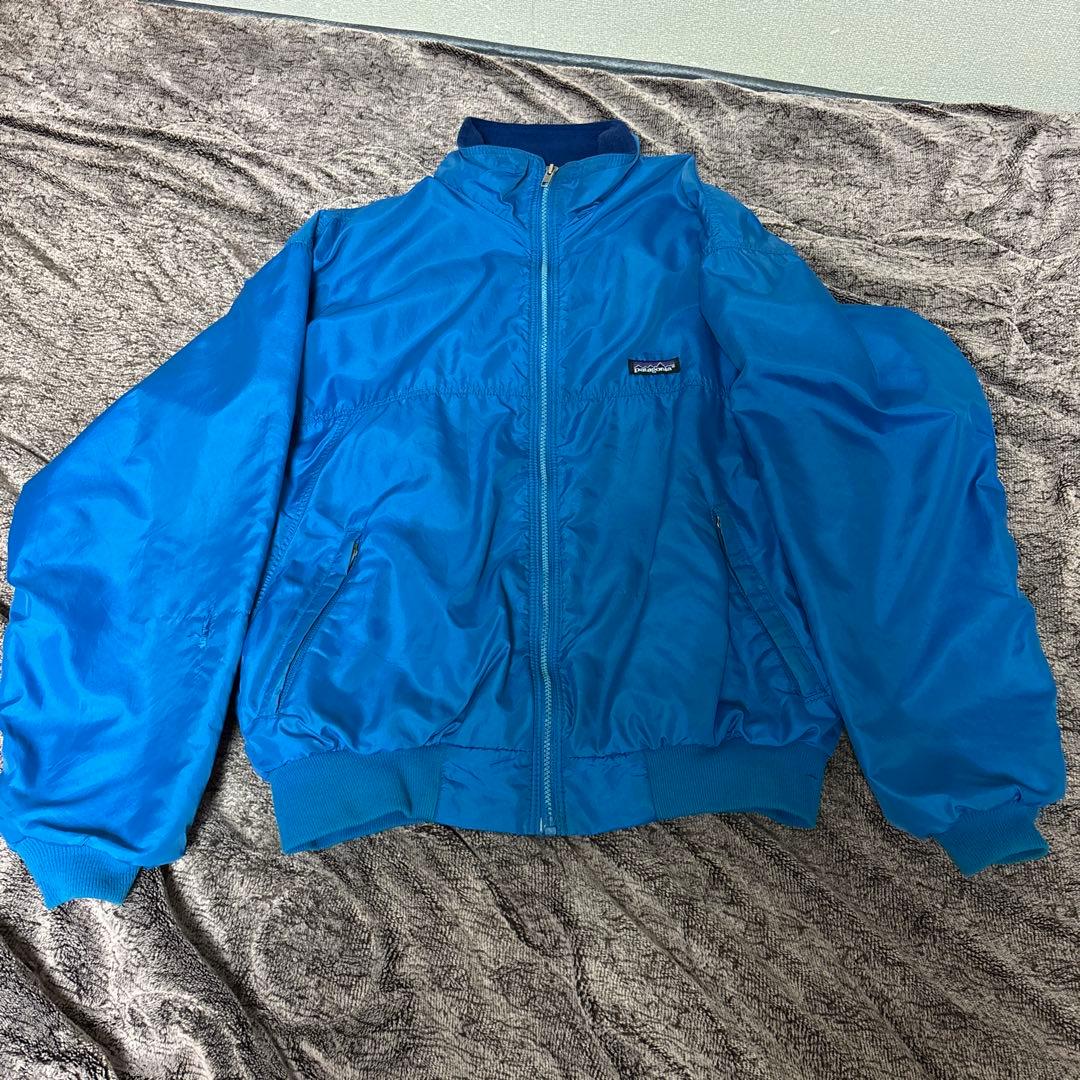 80後半〜94タグ patagonia ナイロンジャケット 青