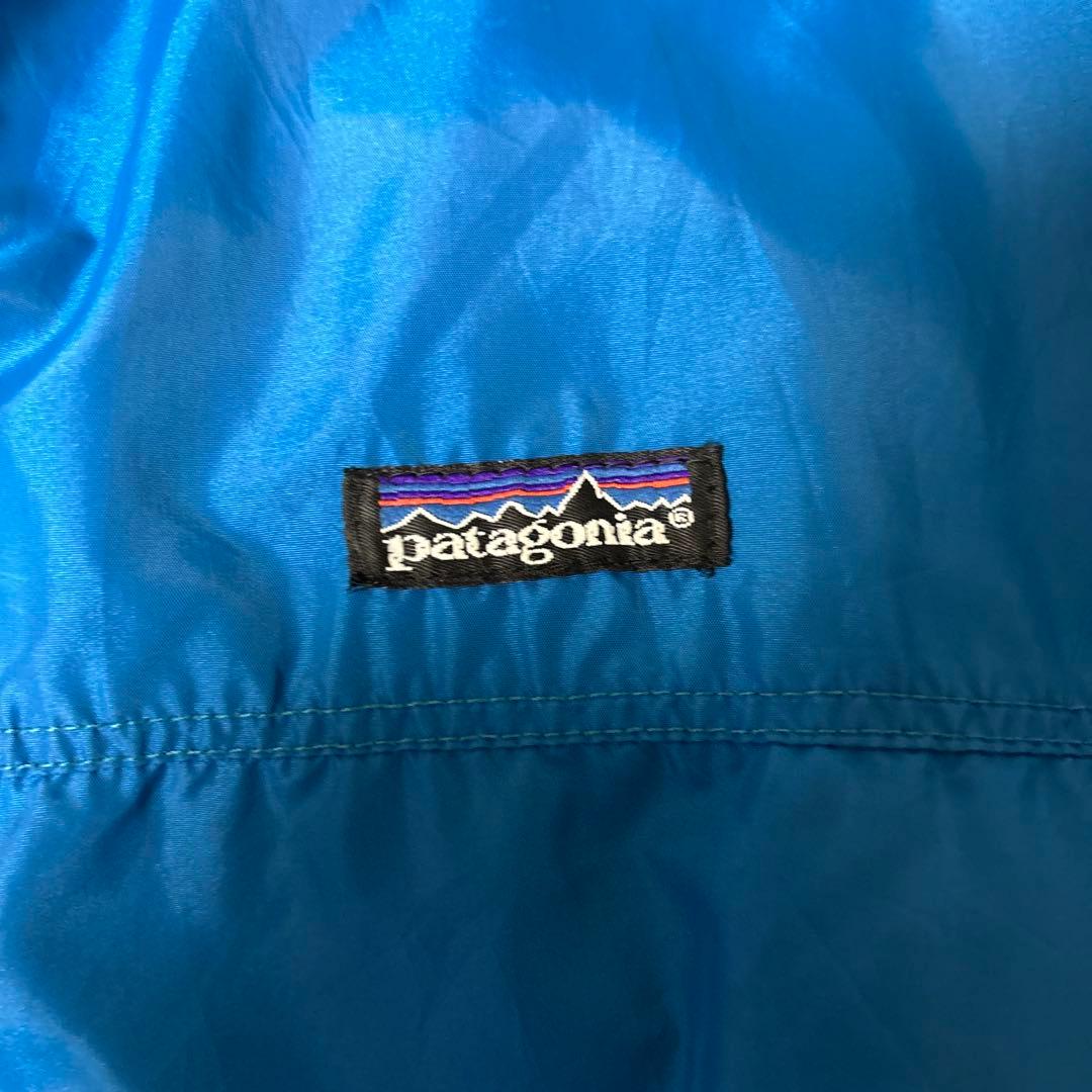 80後半〜94タグ patagonia ナイロンジャケット 青