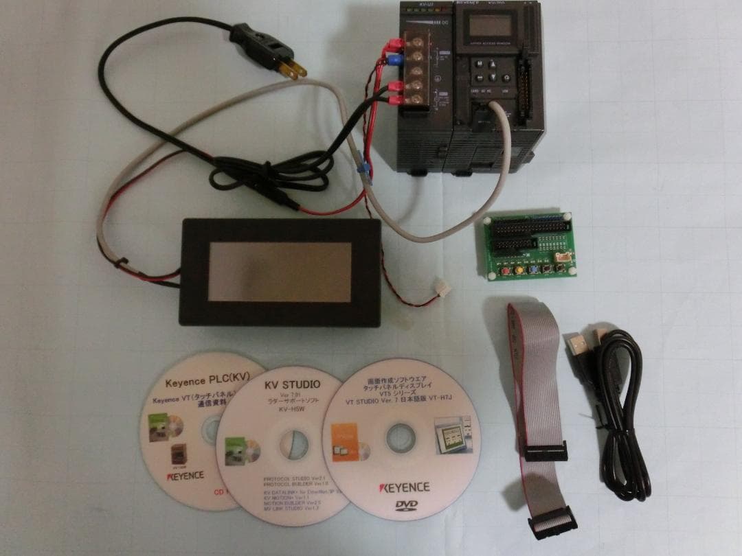 Keyence キーエンスPLC　KV700　タッチパネル　VT3-W4M　学習