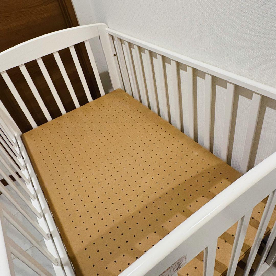 【♡送料込♡】カトージ  ベビーベッド　チャーミー⭐︎ ぽち