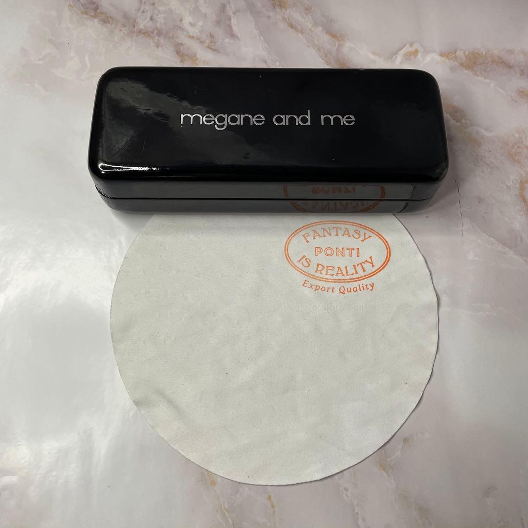 megane and me パール ピアス ラウンド サングラス ケース付き