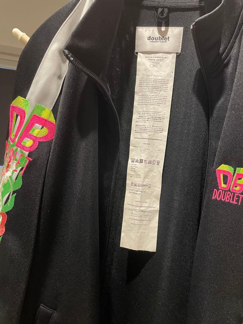 あのちゃん着用　doublet カオス刺繍　トラックジャケット