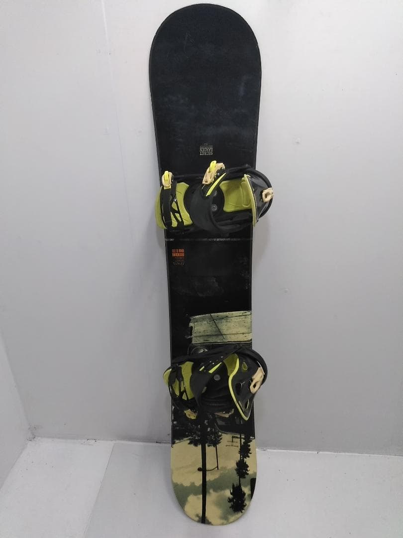 SECRET GARDEN 154cm メンズスノーボード2点セット ビンL △