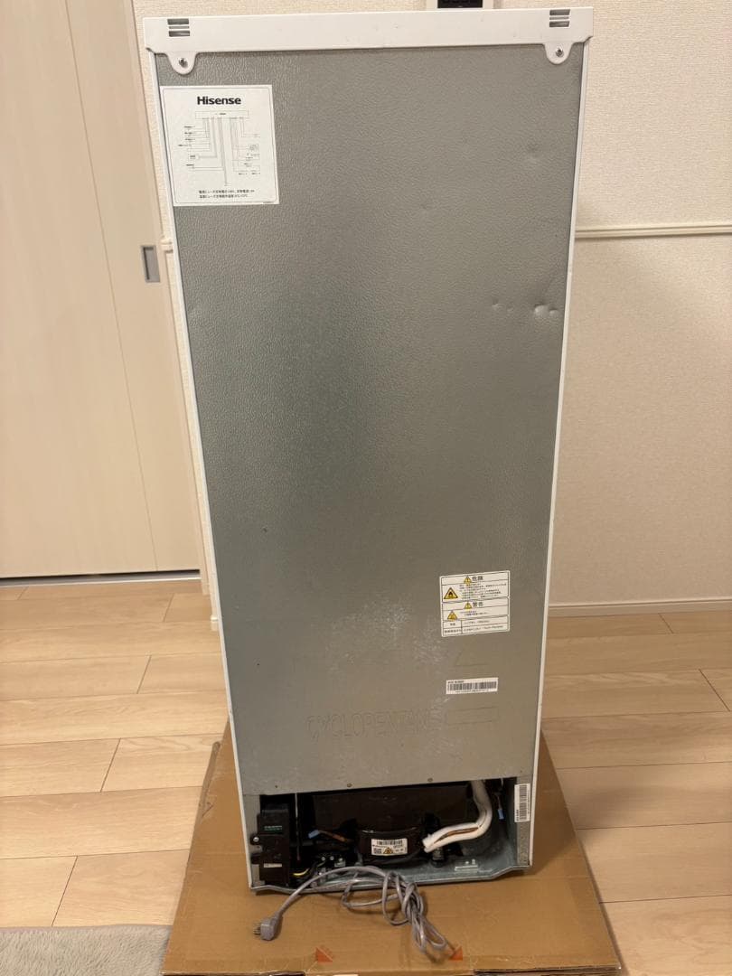 Hisense 冷凍冷蔵庫 162L HR-D15F 2022年 美品 ホワイト