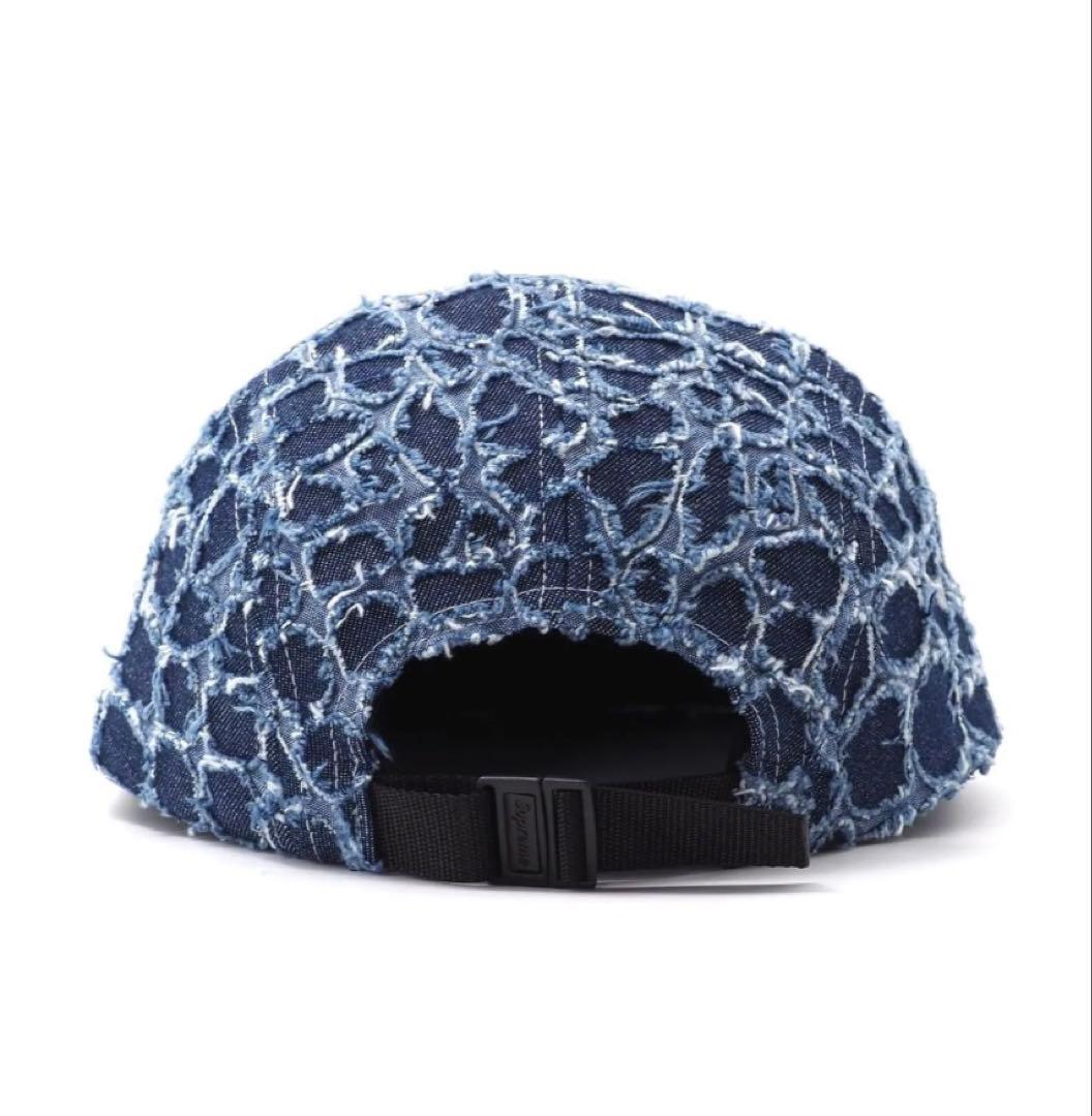 Supreme デニムキャップ ダメージ加工