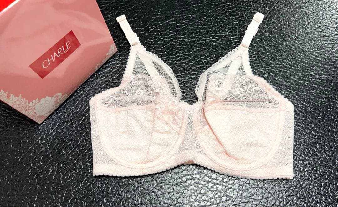 シャルレ 柔らかワイヤーブラジャー D85 2色入 ブラウン ピンク FA131