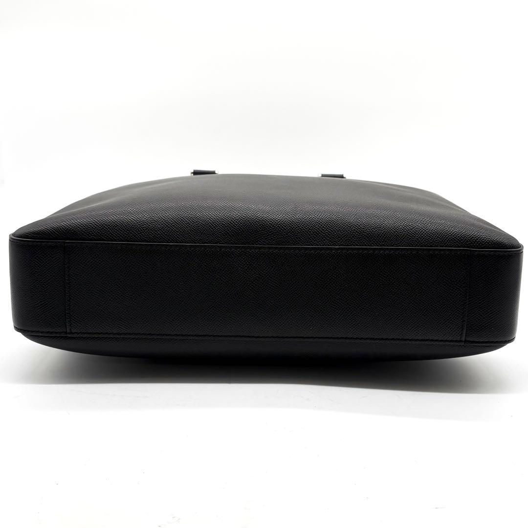 【極美品】ダンヒル カドガン ビジネスバッグ レザー A4可 ブラック