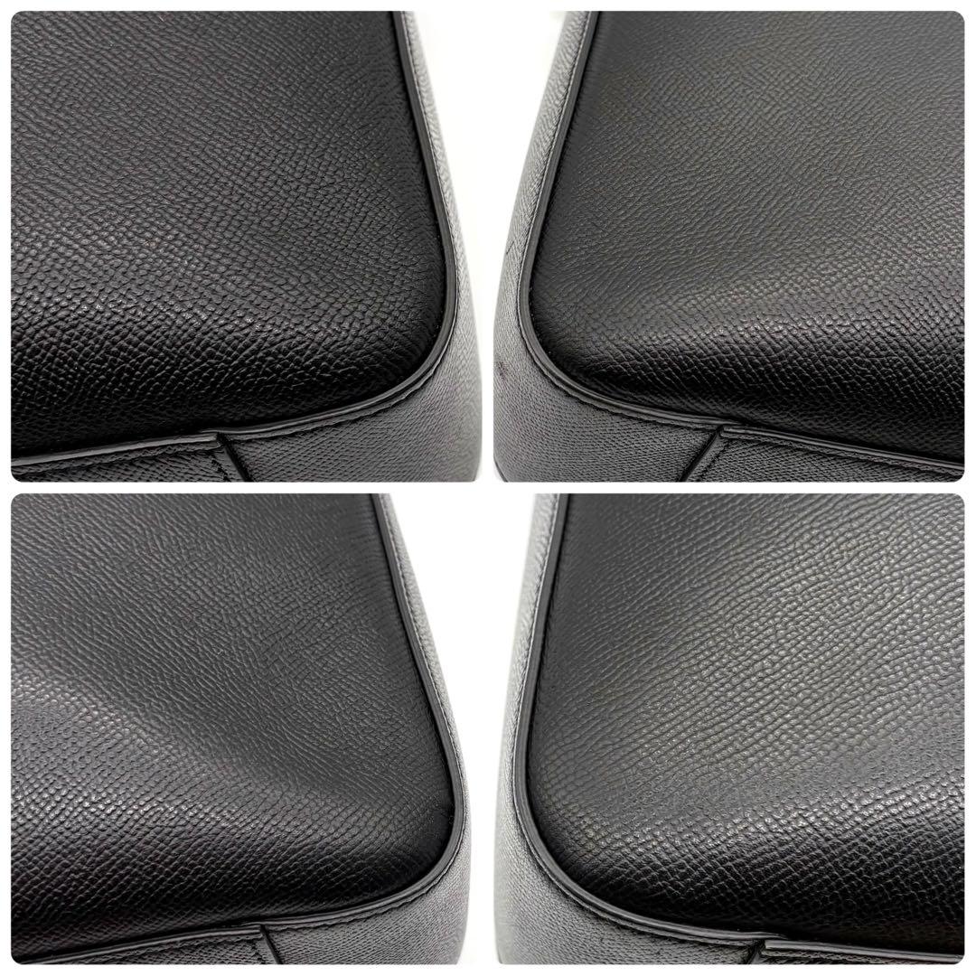 【極美品】ダンヒル カドガン ビジネスバッグ レザー A4可 ブラック