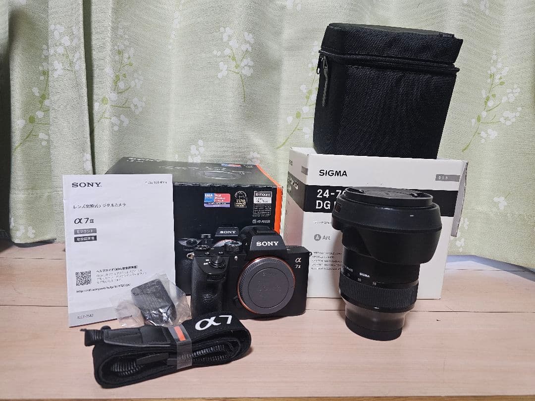 SONY α7 III ミラーレス一眼 SIGMAレンズセット