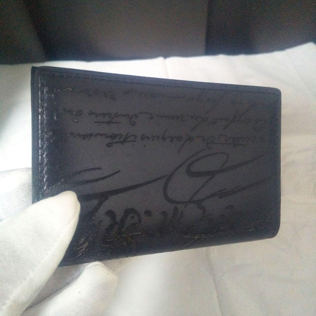 ベルルッティBERLUTI 名刺入れ インブイア スクリットレザーカードホルダー