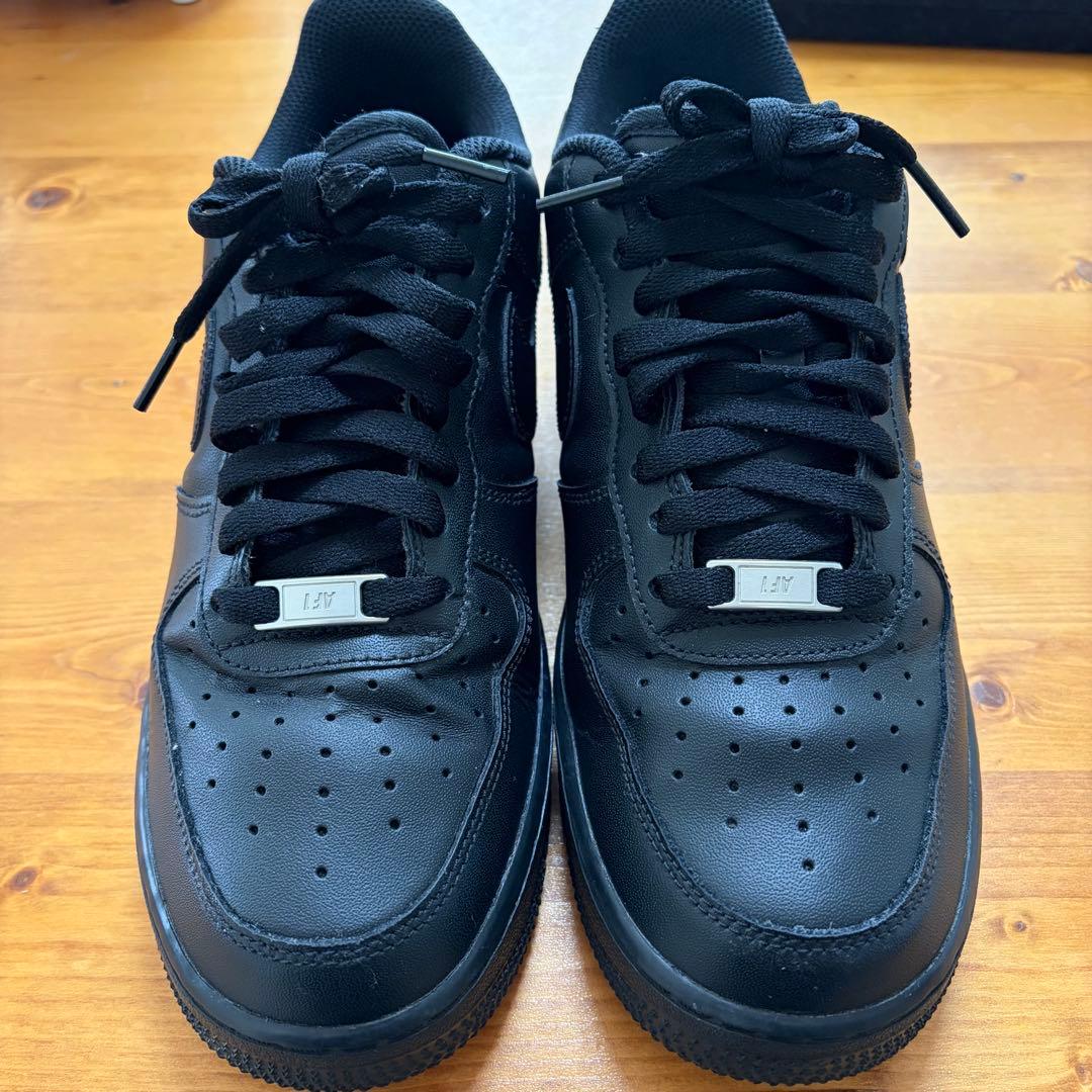 【大人気】NIKE ナイキ エア フォース 1 '07 ブラック　黒　26.5