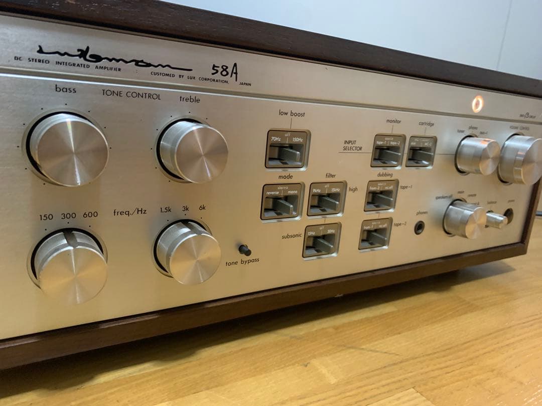 LUXMAN L58A A級　良い音確認しました。