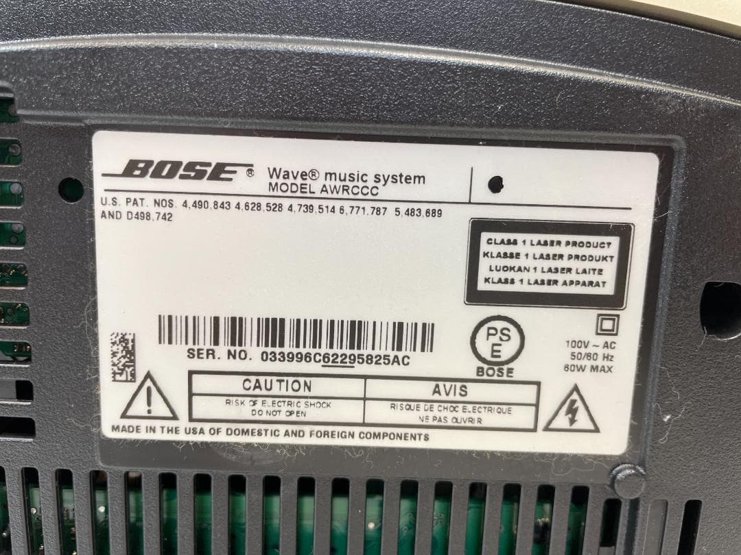 BOSE WAVE music system AWRCCC パーソナルオーディオ