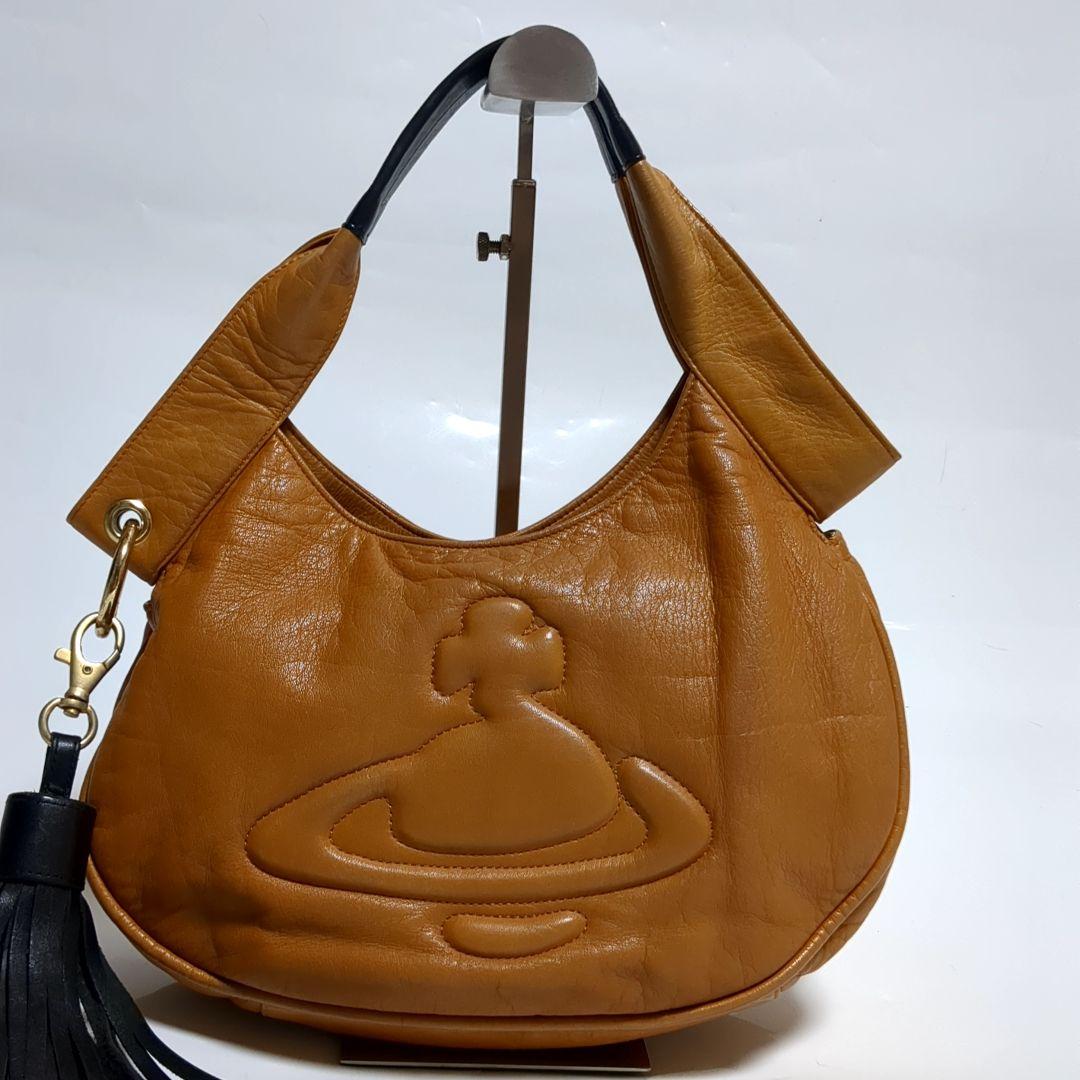 ✨ヴィヴィアンウエストウッド✨ホーボー ビッグオーブ ハンドバッグ タッセル