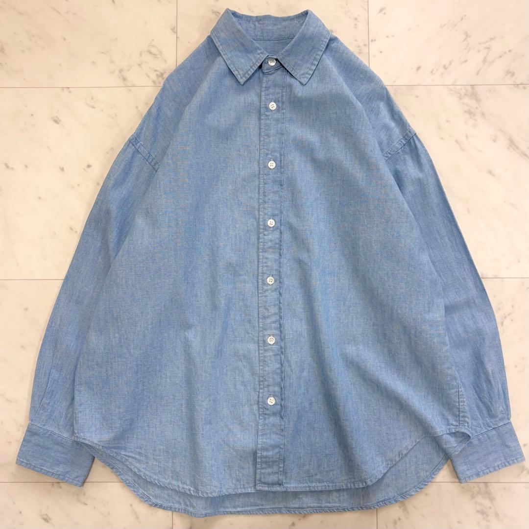 極美品✨フレームワーク　ダンガリーシャツ　ゆったり　デニムシャツ　2025AW
