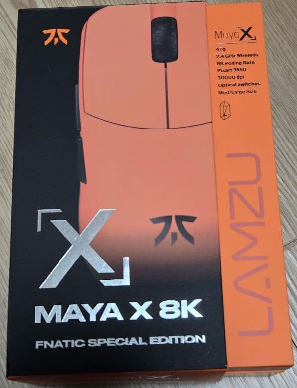 マウス・トラックボール MAYA X 8K FNATIC SPECIAL EDITION