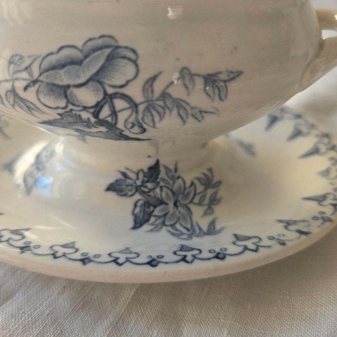 フランス　アンティーク　ムタディエ　FLORE　難あり