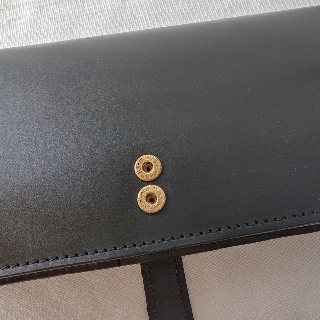 美品　GLEN グレンロイヤル　ラウンドロングパース　ブラック