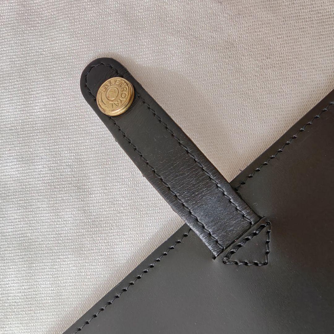 美品　GLEN グレンロイヤル　ラウンドロングパース　ブラック