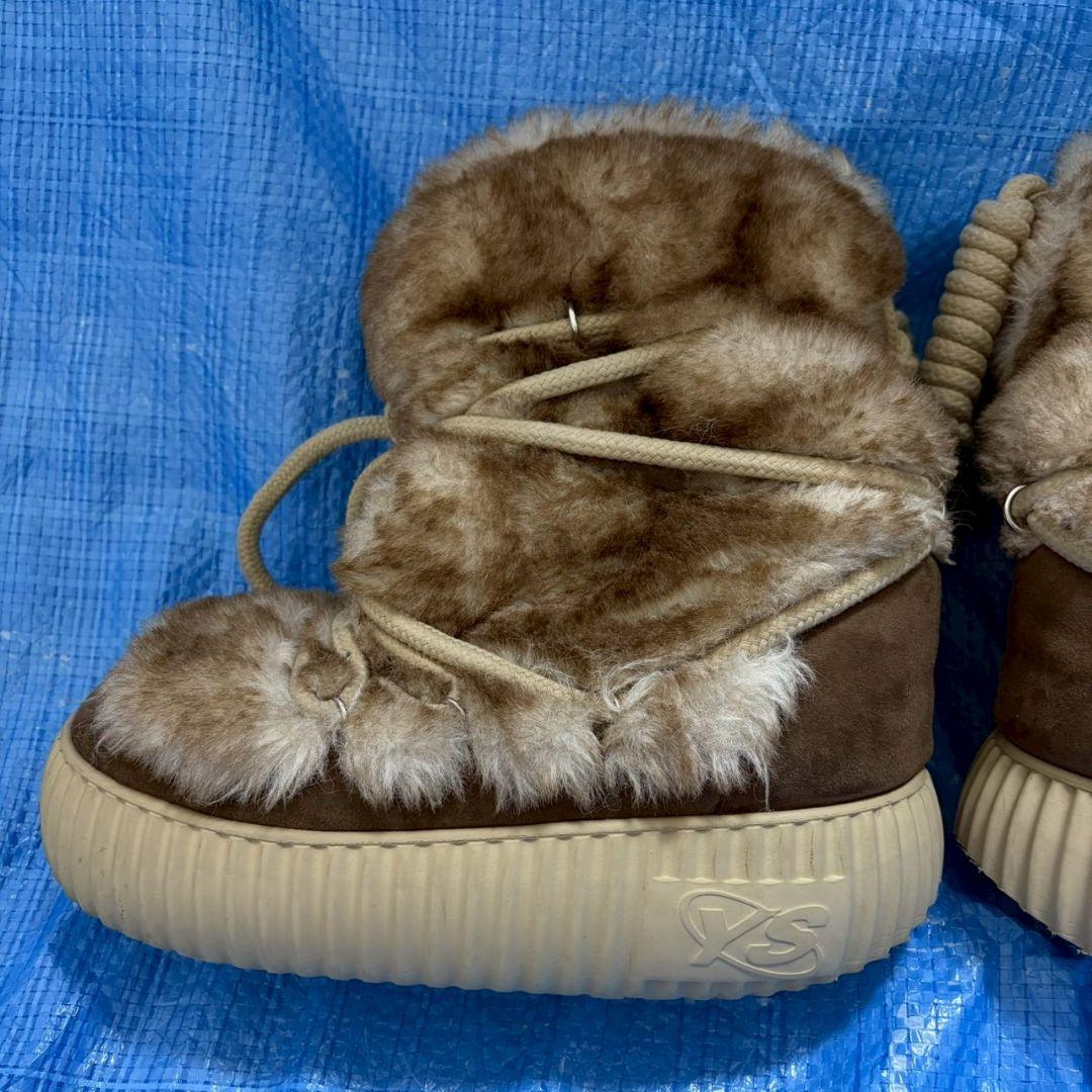 訳あり　YELLO YGRITTE FAUX FUR BOOTS