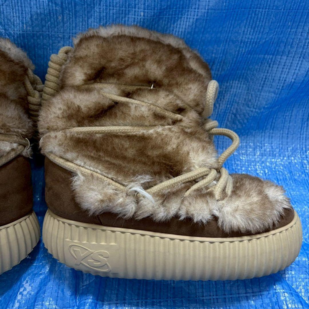 訳あり　YELLO YGRITTE FAUX FUR BOOTS