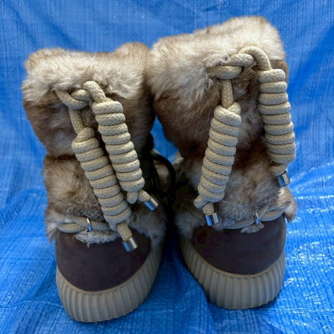 訳あり　YELLO YGRITTE FAUX FUR BOOTS