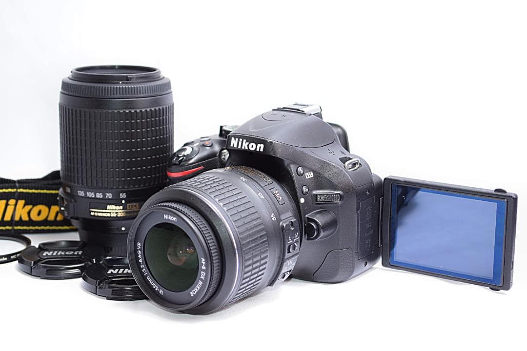 スマホ転送OK☆Nikon D5200一眼レフ☆高画質一眼レフ