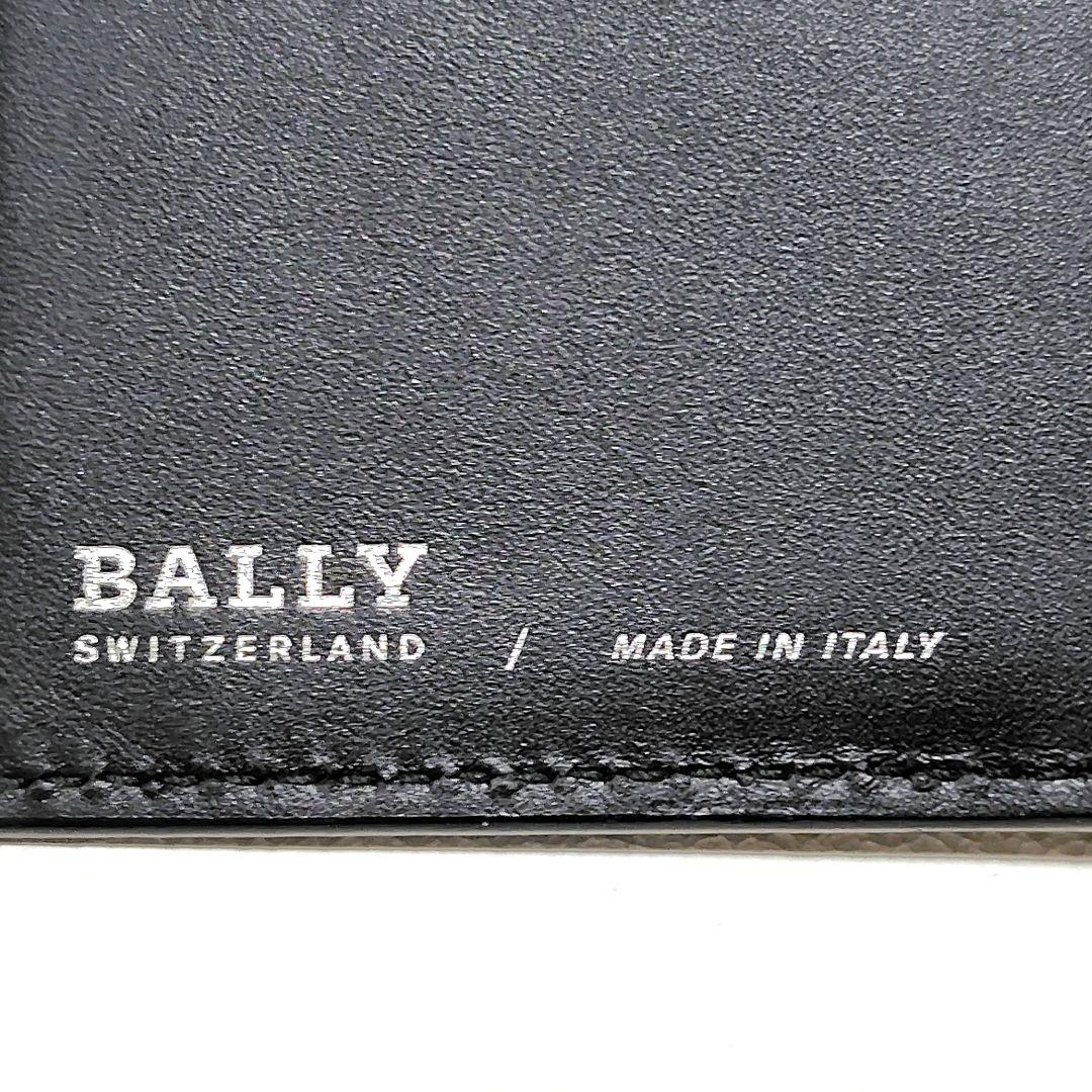 希少✨　BALLY　長財布　黒　レザー　総柄　ロゴ　トレインスポッティング