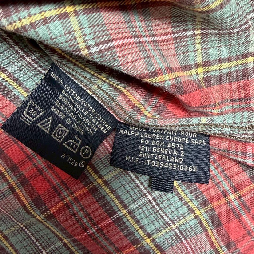 ✨美品✨ RRL ダブルアールエル チェックシャツ コットン M相当