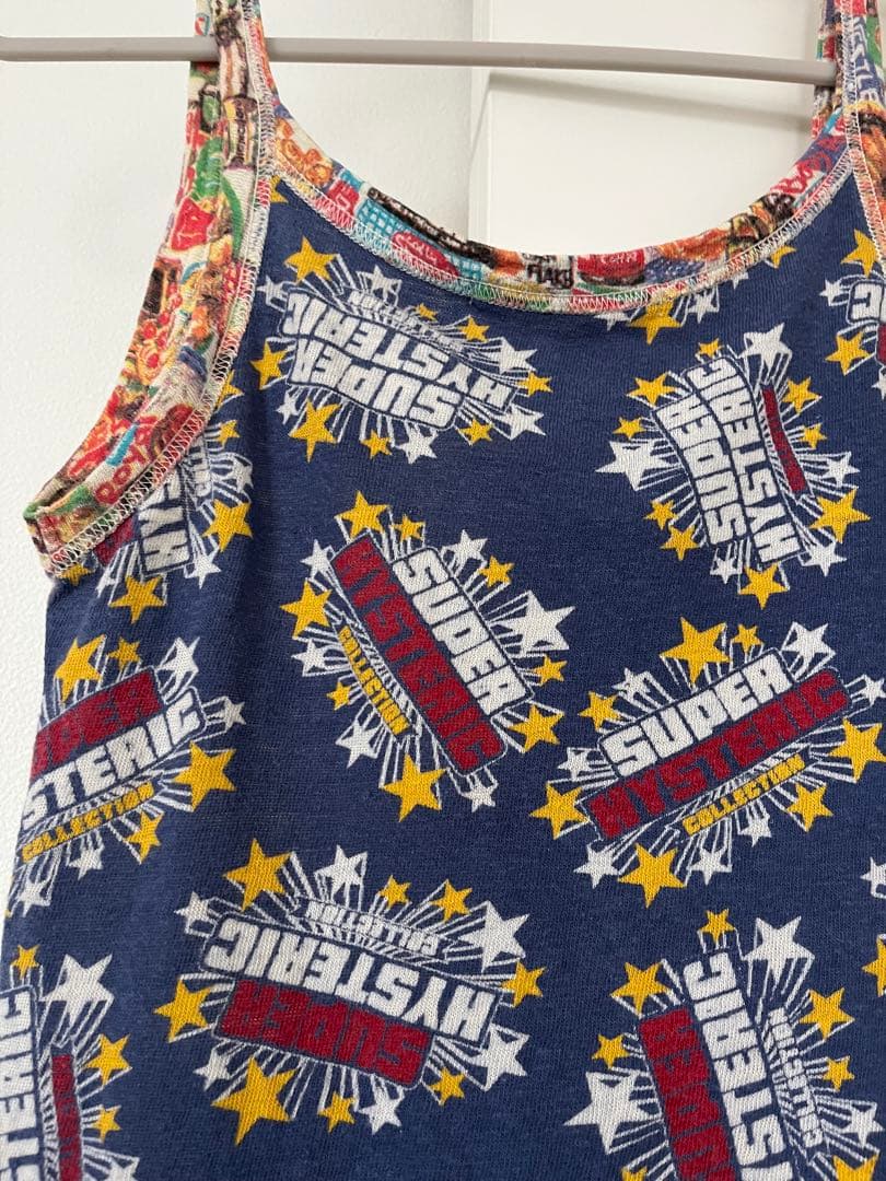 ヒステリックグラマー　ヒスロゴ　総柄　キャミソール