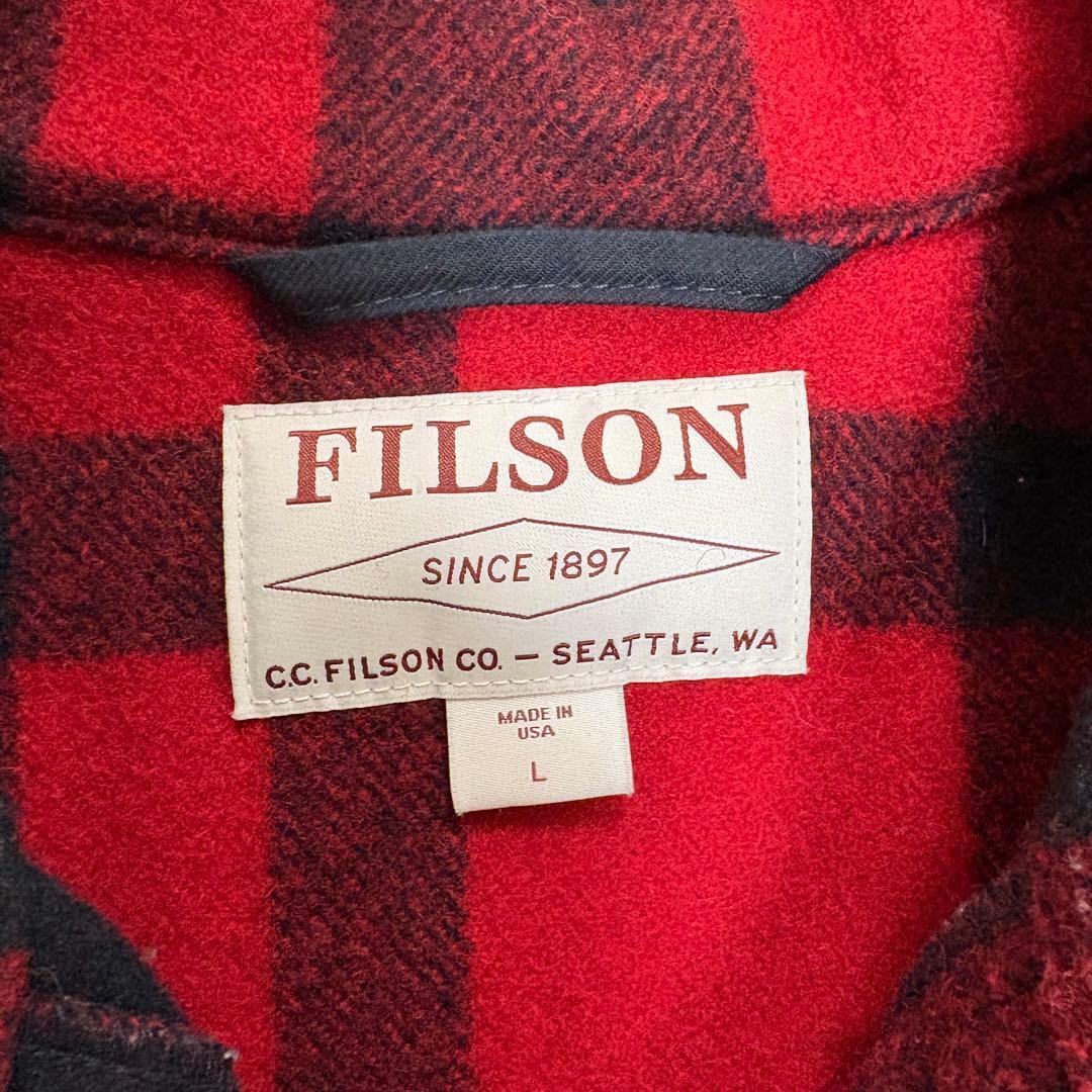 美品　FILSON マッキーノクルーザー　現行品タグL
