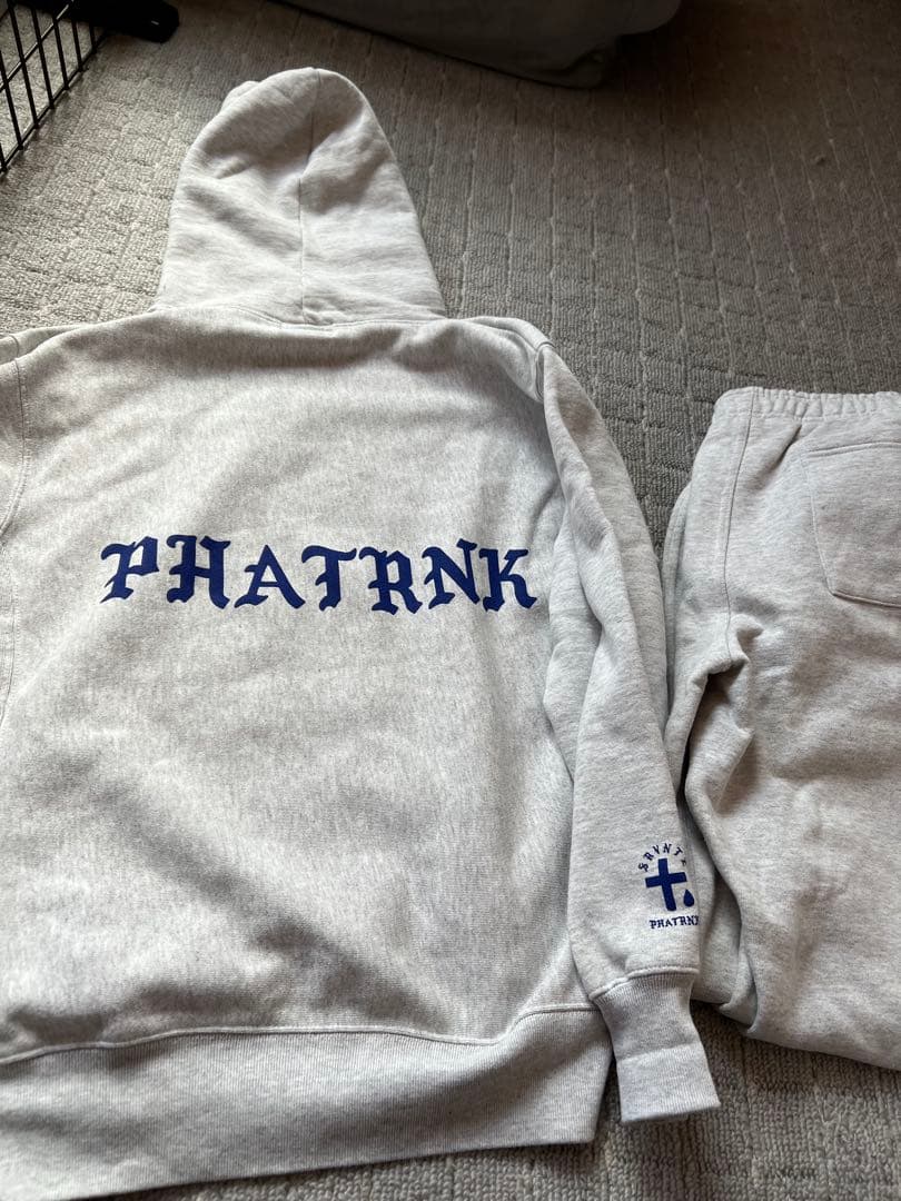 PHATRNK グレー パーカーとパンツ7点セット