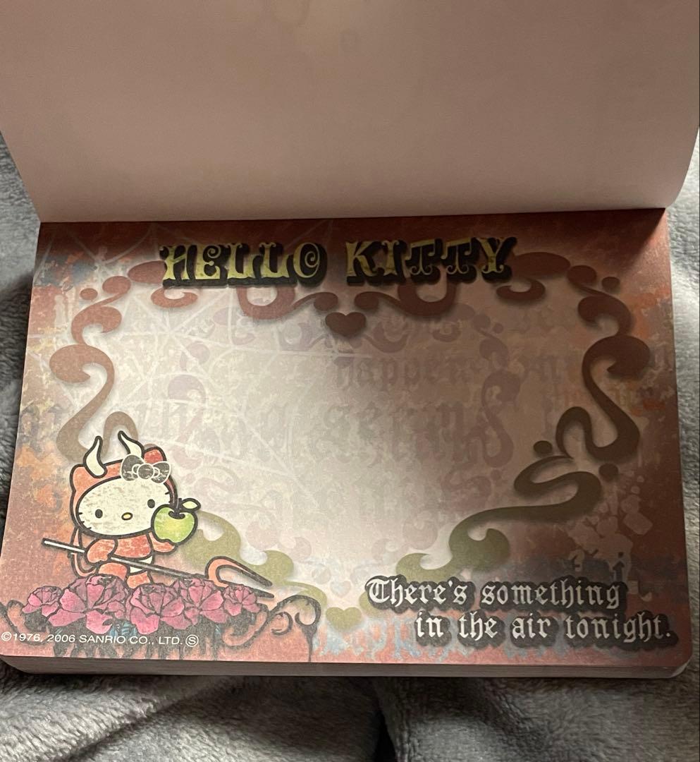 デビル ハローキティ メモ帳 キティちゃん レトロ レア