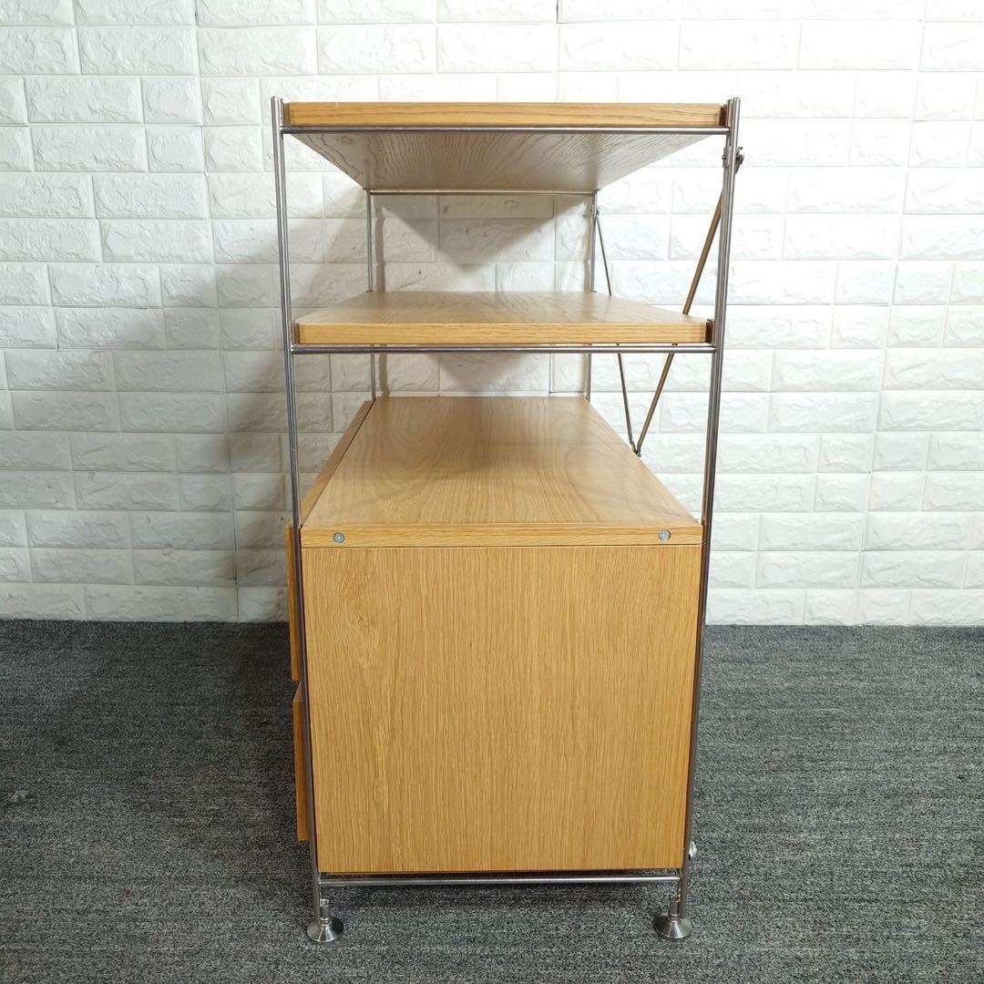 無印良品 ステンレスユニットシェルフ 収納棚 家具 インテリア D017